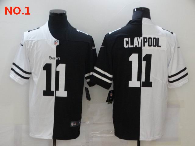 Men's Pittsburgh Steelers #11 Chase Claypool Jersey NO.1;
